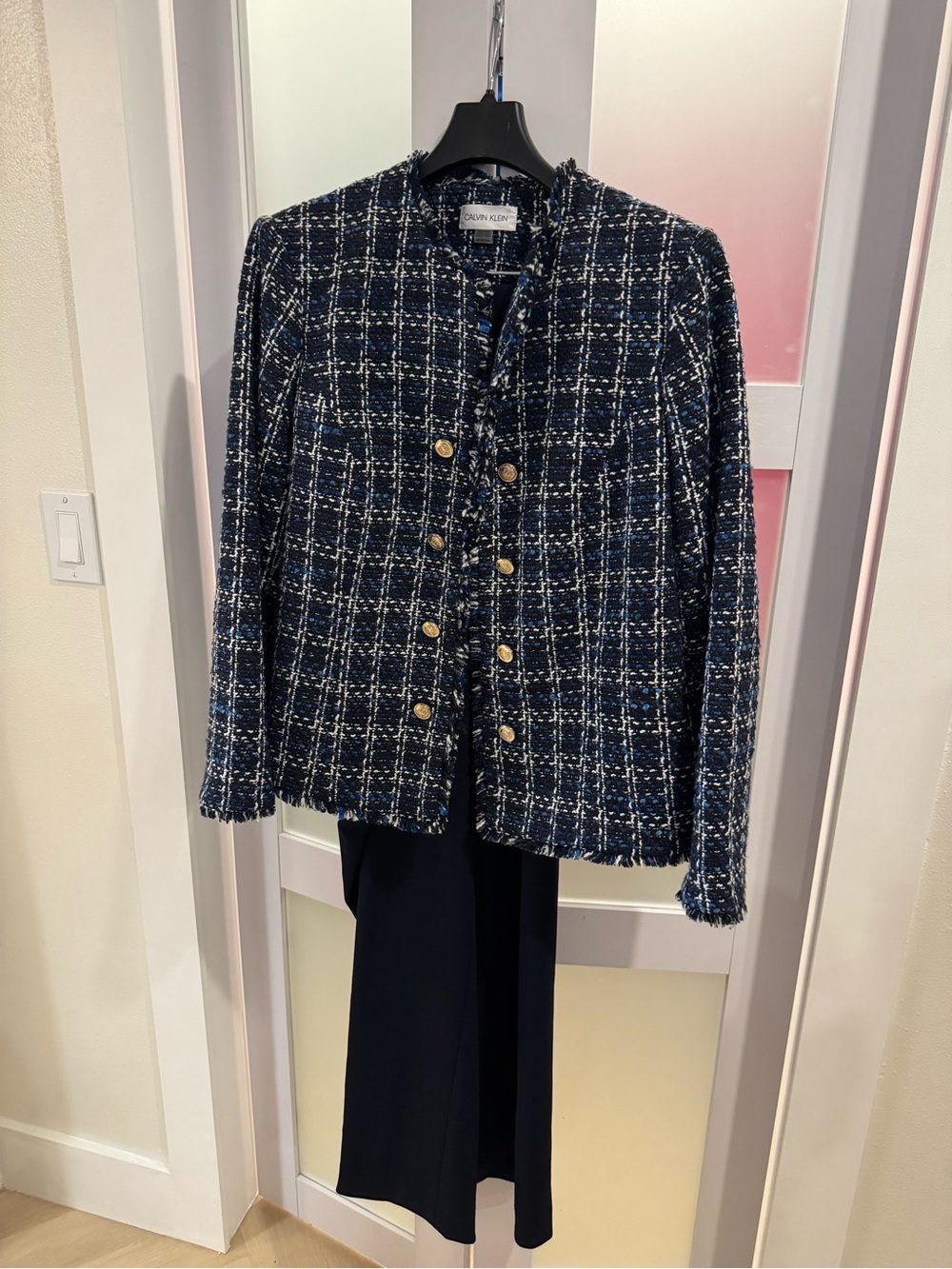 St. John Collection Navy Tweed  suit